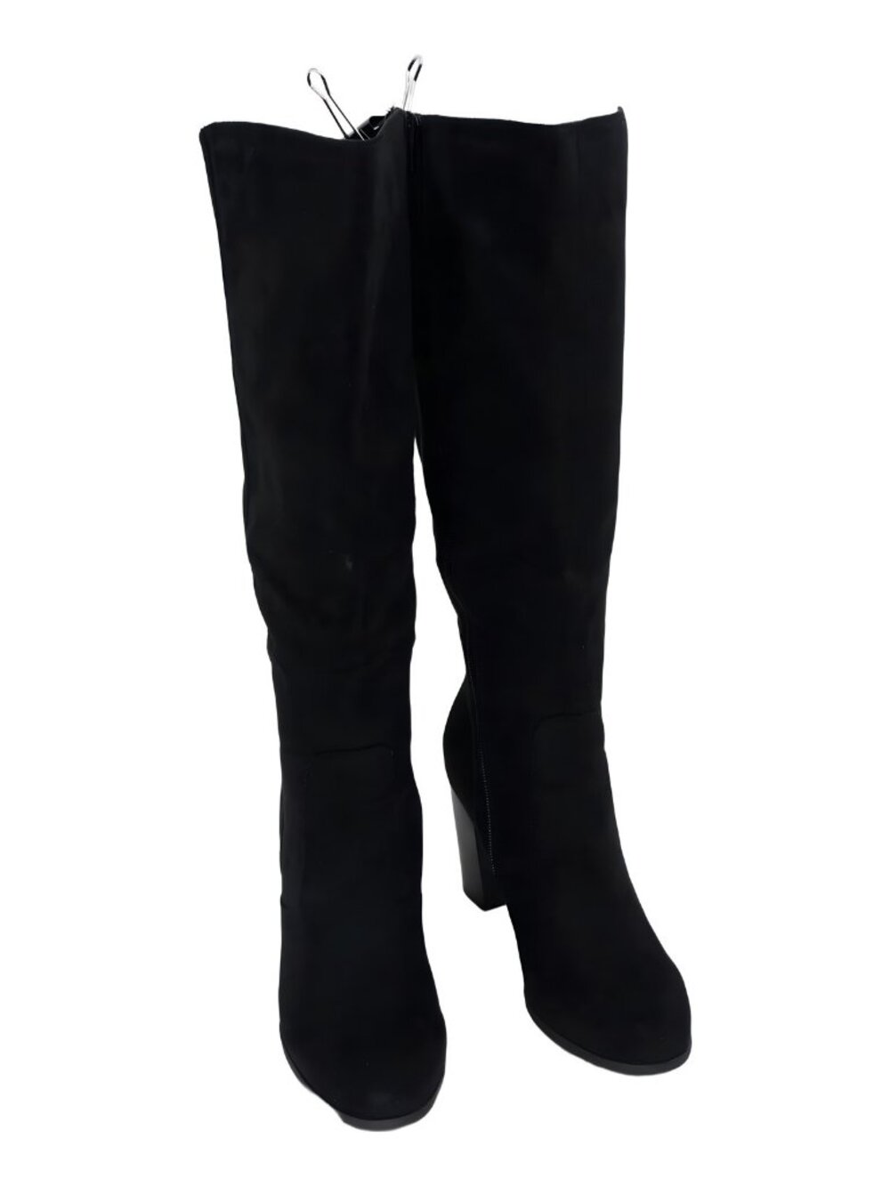 Style Co Addyy Wide-Calf Dress Tall Boots Round Toe Black Size 8M